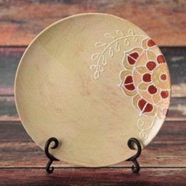 Ceramic Bisque Coupe Dinner Plate Ceramic Bisque Coupe Dinner Plate